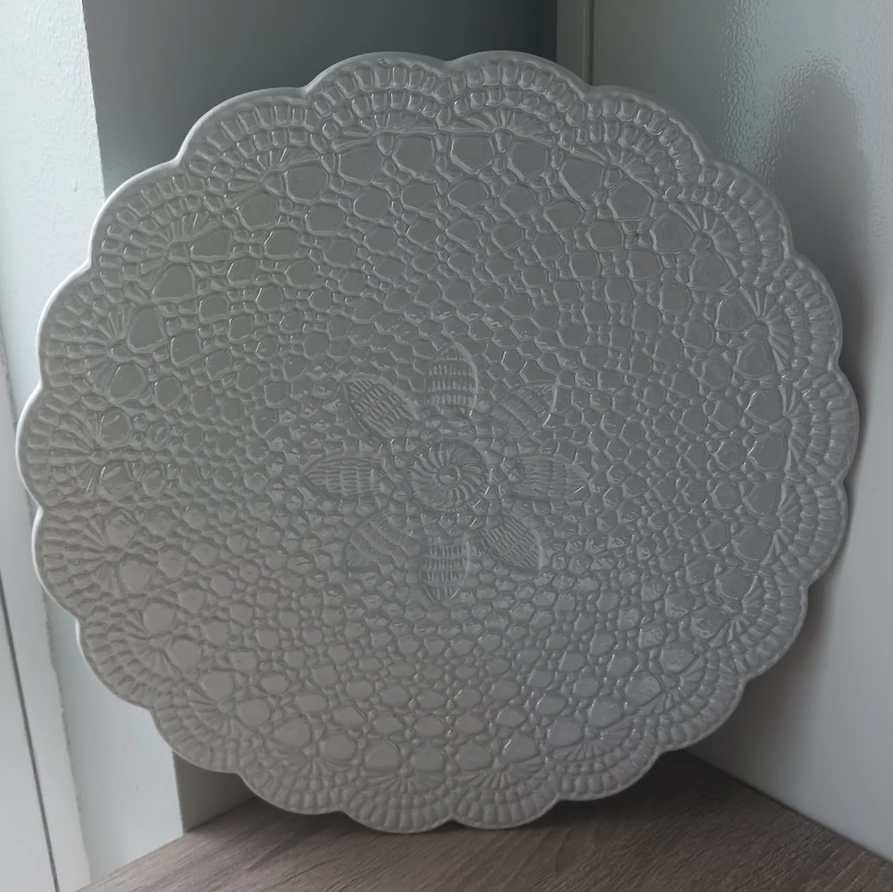 🌷 Bath & Bodyworks Large Ceramic Serving Plate / Platter - Picture 6 of 11